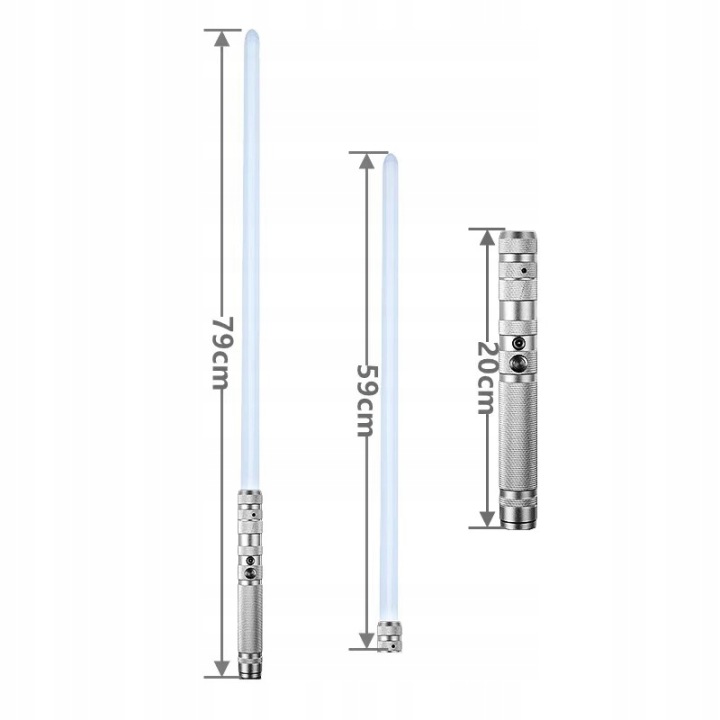 Меч світловий Smooth Swing FX Lightsaber RGB 7 kolorów метал — фото 13