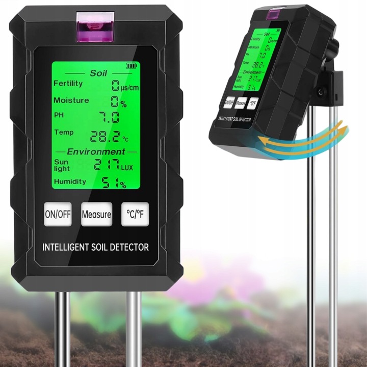 Kyseloměr Půdní Tester Kyselosti Zeminy, Měřič Půdy 6V1