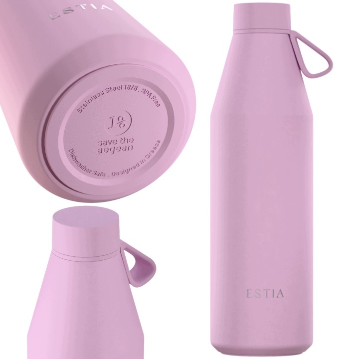 Termoláhev růžová 800 ml na vodu čaj Láhev Na Pití 100% vzduchotěsná Termoska