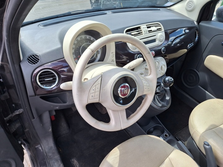 FIAT 500 CRUSCOTTO KIT COMPLETE airbag consolle CRUSCOTTO COMPLETO airbag airbag POWIETRZNE tenditori KOMPLET
