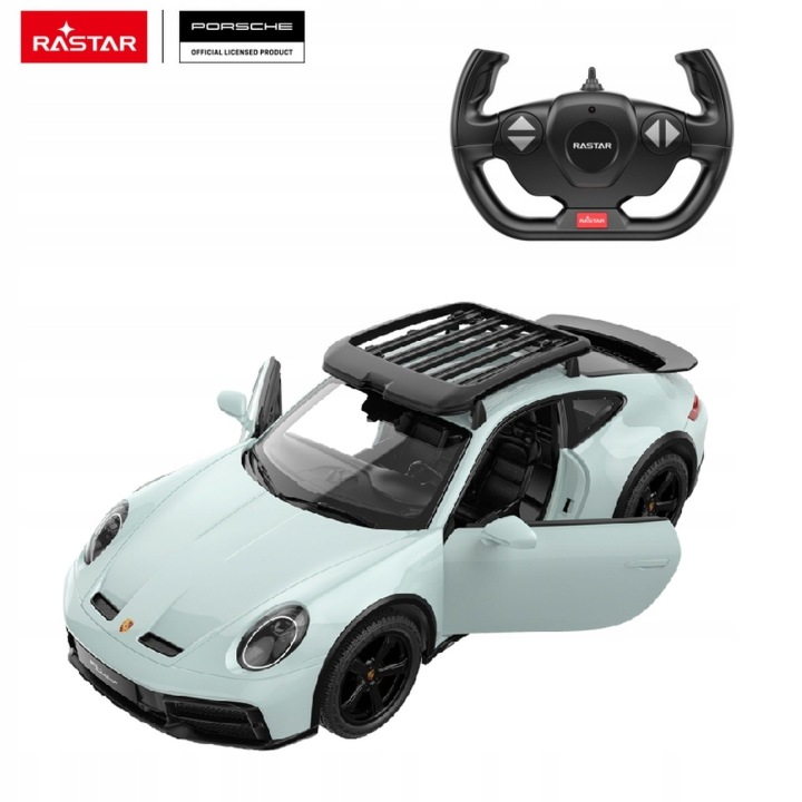 Машинка Р./ C 1:14 Porsche 911 Dakar М'ятний RASTAR Rastar — фото 4