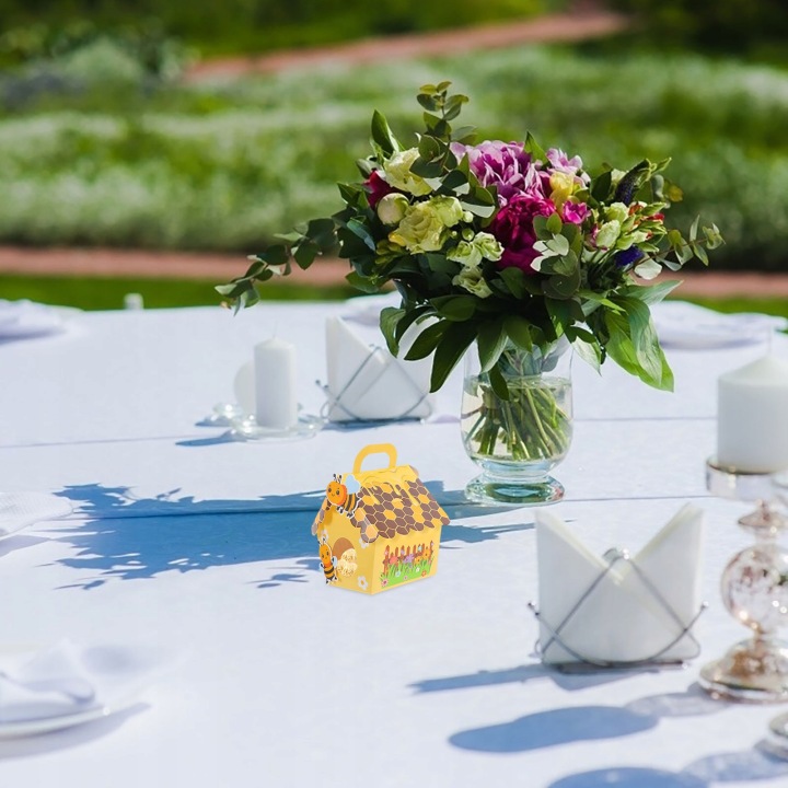20 шт. Paper Beehive Candy Boxes для Birthday and Wedding Favors — фото 12
