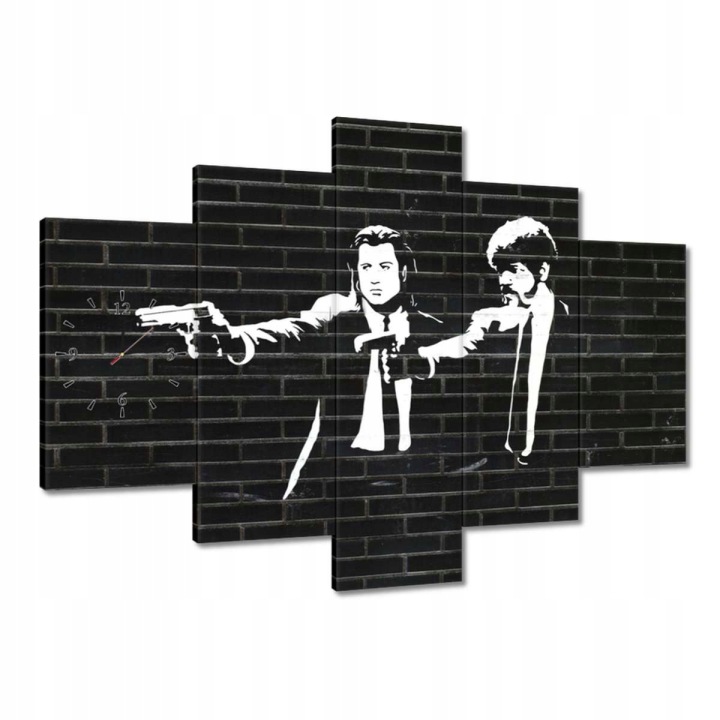 Hodiny 150x105 Pulp Fiction Graffiti