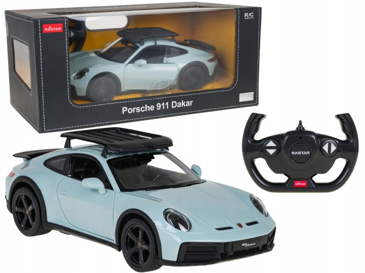 Машинка Р./ C 1:14 Porsche 911 Dakar М'ятний RASTAR Rastar — фото 13
