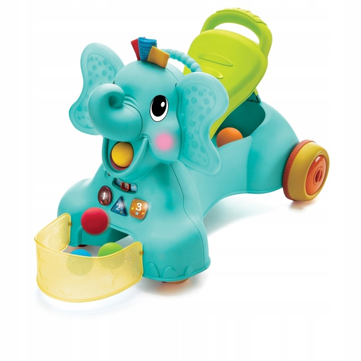 INFANTINO 3 в 1 датчик. каталка Слон 217023N 70238 Pulio