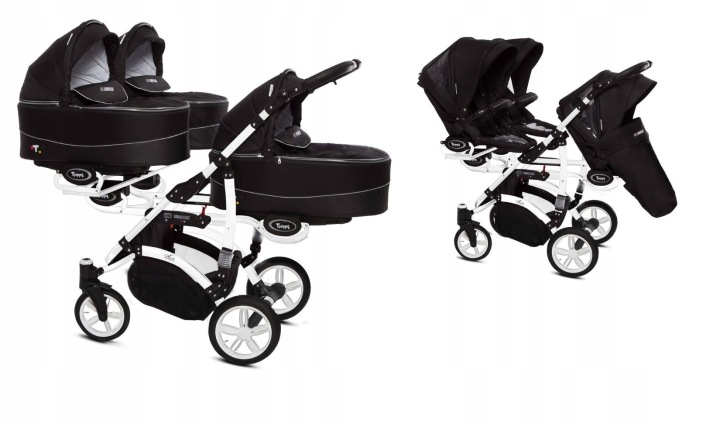 BABYACTIVE TRIPPY PREMIUM візок для трійні 3 в 1 — фото 2