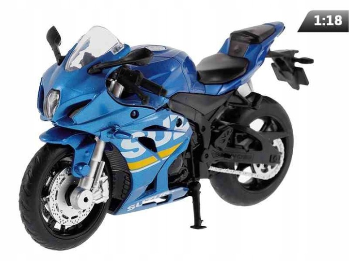 Msz 1:18 suzuki gsx-r1000 синій 3181 — фото 2