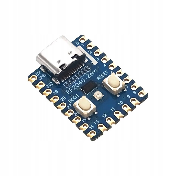 PŁYTKA ROZWOJOWA Z MIKROKONTROLEREM RASPBERRY PI PICO MINI RP2040-ZERO