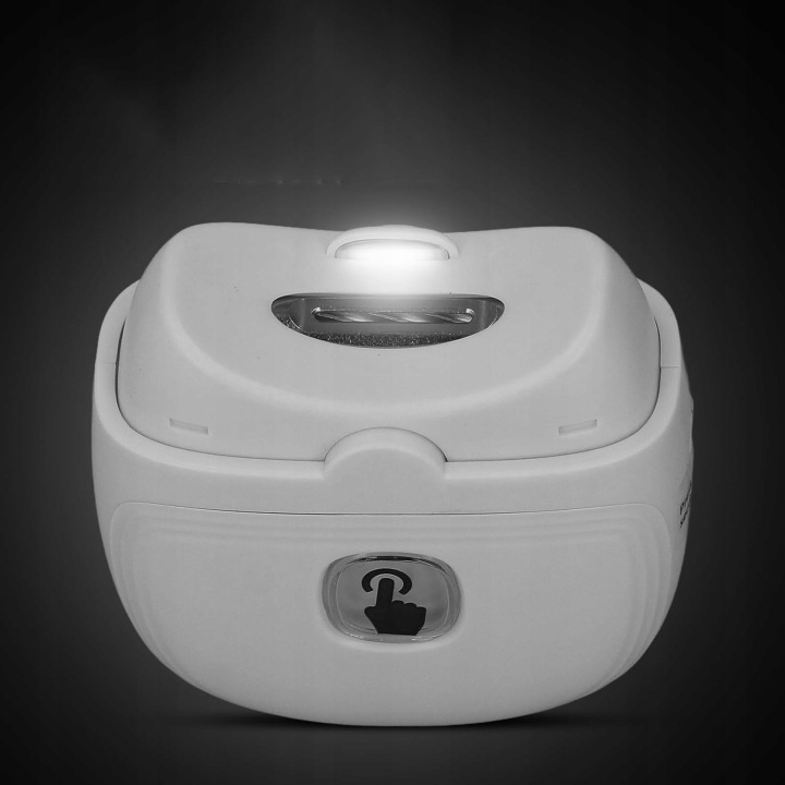 Електричні кусачки для нігтів і полірувальник USB портативний білий LED — фото 8