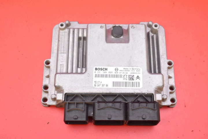 bedienteil computer des motors 9663193580 PEUGEOT 207 1 und 1.6 VTI 120 KM 06-09