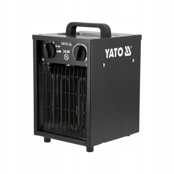 Elektrický Ohřívač 3000 W, Termostat, Ohřívač Farelka IP24 30 M² Yato