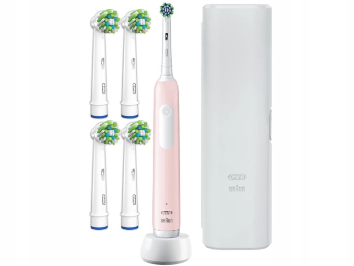 Щіточка Електрична Oral-B Pro Series 1 Рожева Чохол дорожній — фото 11