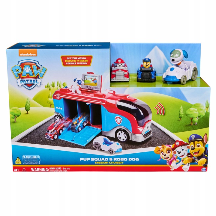 PSI PATROL PATROLOWIEC Z POJAZDAMI MISSION CRUISER ZESTAW + FIGURKI Rodzaj pojazdu pojazdy z bajek