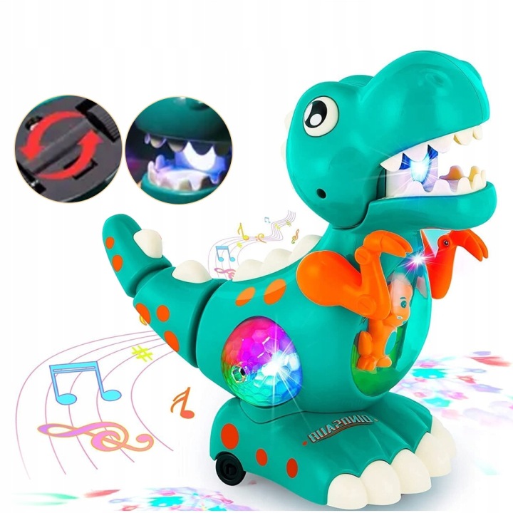 Електричний T-REX для дітей з універсальними колесами що оминає перешкоди — фото 3