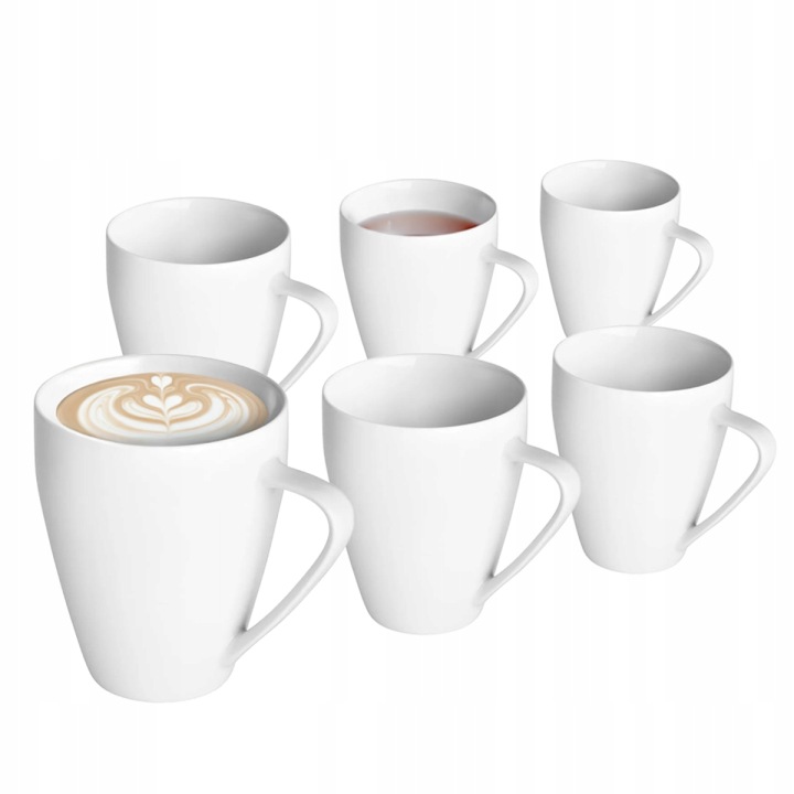 Hrnky komplet porcelánový design MariaPaula Moderna 350 ml 6 kusů