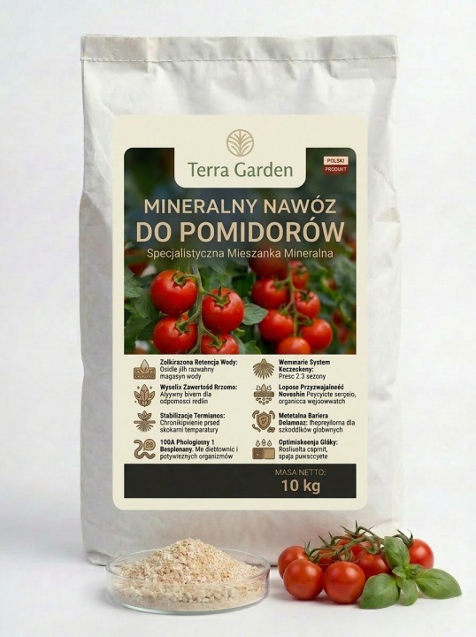 Minerální Hnojivo Na Rajčata Terra Garden 2 x 10 Kg Přírodní Účinné