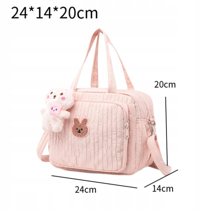 Storage Tote Bag Baby Stuff Storage Органайзер Сумка для підгузків Mommy Рожевий — фото 3