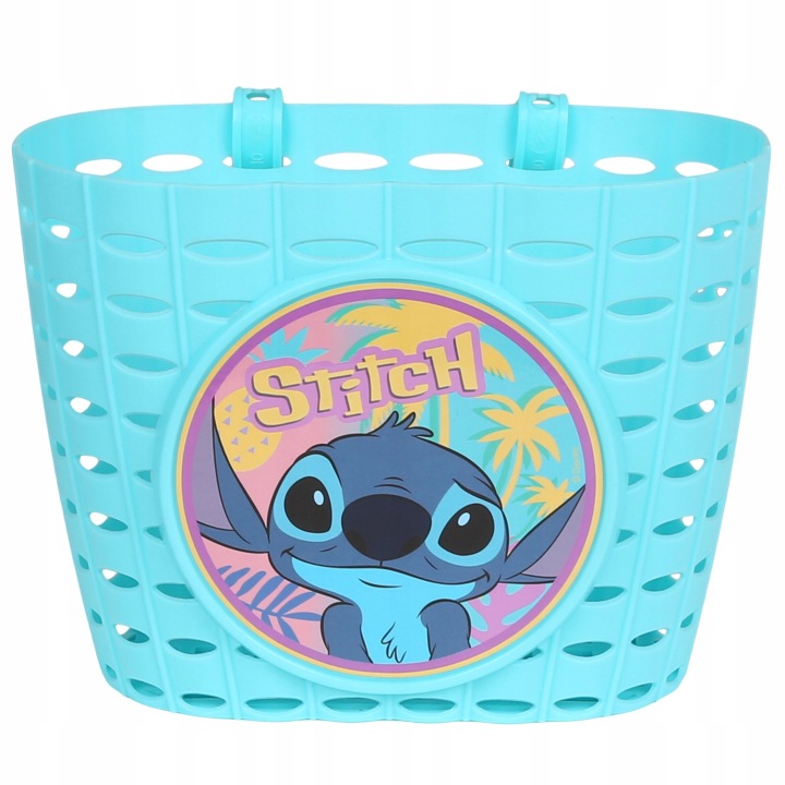 Кошик на велосипед самокат кермо STITCH - кошик дитячий