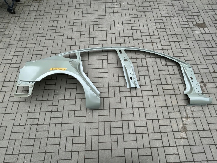 TESLA MODEL 3 AILE ARRIÈRE PRWAY BOK GARNITURE MOULURE MONTANT