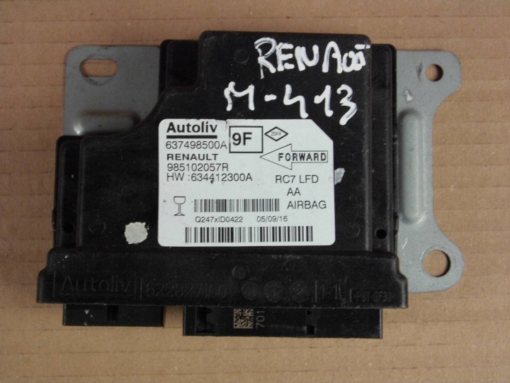 Renault Talisman modul Bedienteil airbag airbag powietrznych 985102057R