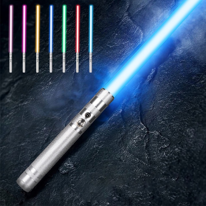 Меч світловий іграшковий RGB 14 кольорів міцний комфортний — фото 6
