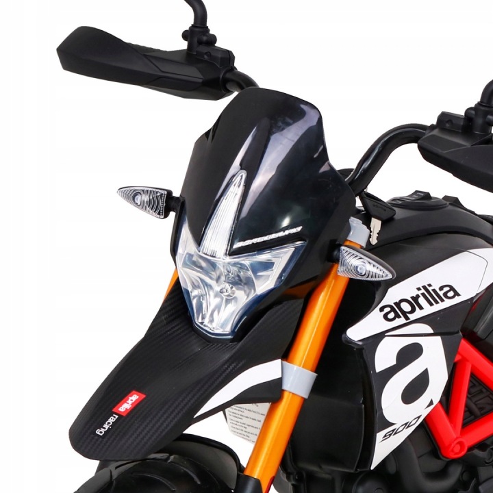 Транспортний засіб на Акумулятор Aprilia A007 мотоцикл мотоцикл Чорний для дітей — фото 10