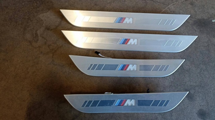 BMW 8 G16 mouldings threshold LED m-packet 8077338 8077337 8077339 8077340