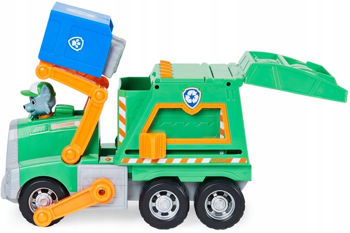 PSI PATROL ROCKY FIGURKA I DUŻY POJAZD ŚMIECIARKA DO RECYKLINGU Rodzaj pojazdu pojazdy z bajek