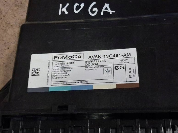 FORD STORY CUGA MK2 2. 0 TDCI AUTOMAT DV4112A650BK 7