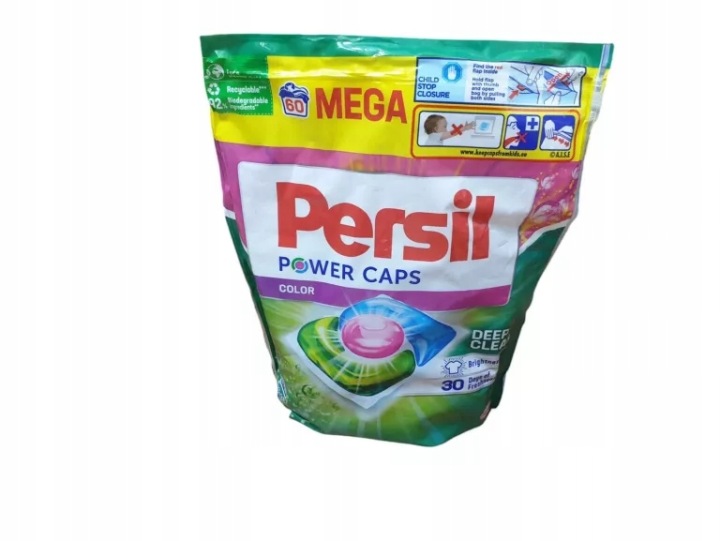 PERSIL POWER капс. колір капсули для прання кольору 60 шт. великі упаковка — фото 2