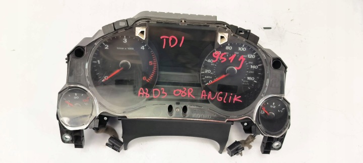 Instruments tachymètre compte tours Horloge montre tableau bord 4E0920951J AUDI A8 D3