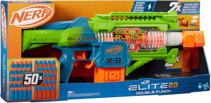 Пускова установка Nerf Elite 2.0 Double Punch 50 стрілок (після повернення)