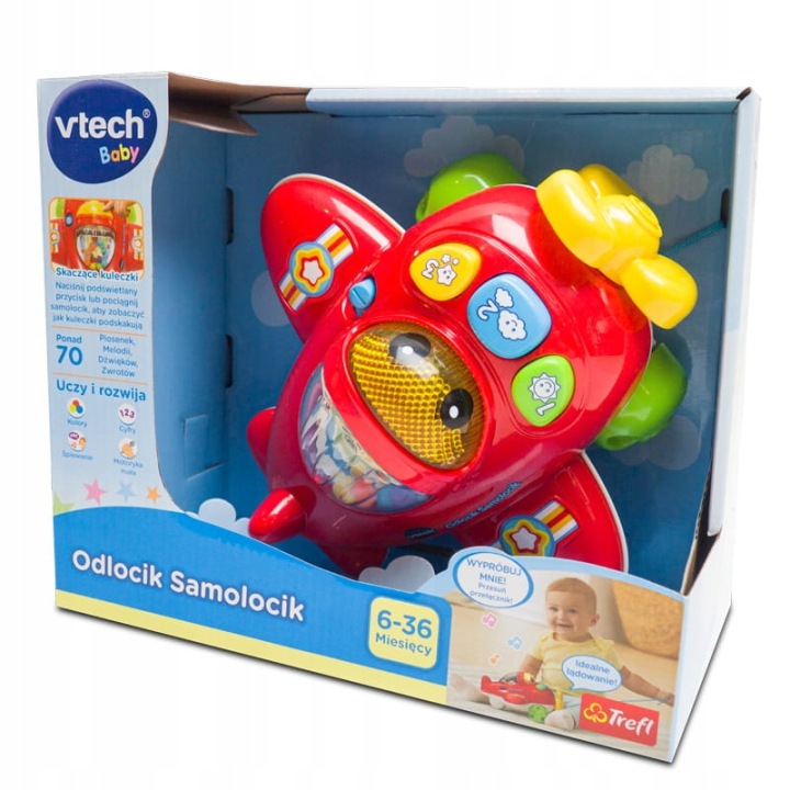 Інтерактивний Odlocik Літачок Vtech 61430 6 міс.+