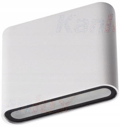 Lampa Zahradní nástěnné Led svítidlo Venkovní fasádní svítidlo 8W 4000K IP54 Bílá