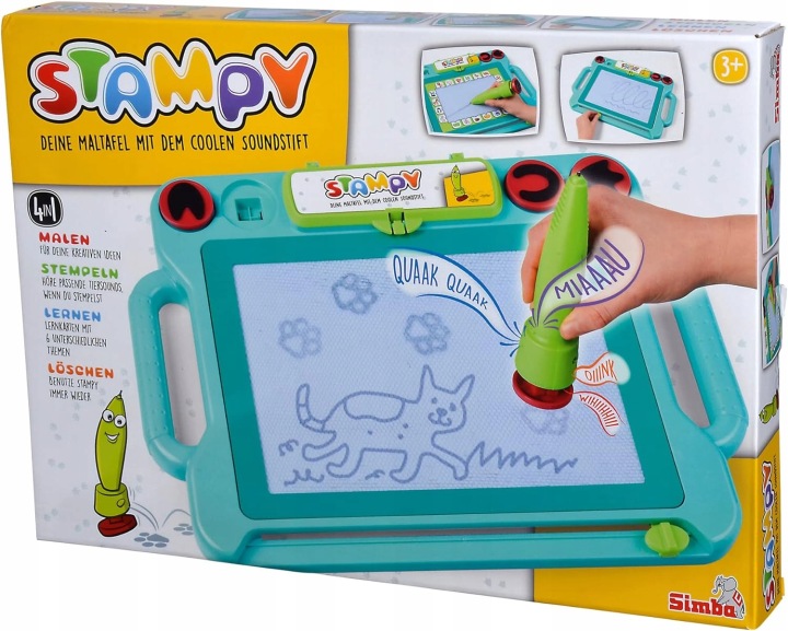 SIMBA Штампи дошка для малювання звукова фломастер штампи картки 41x29 см