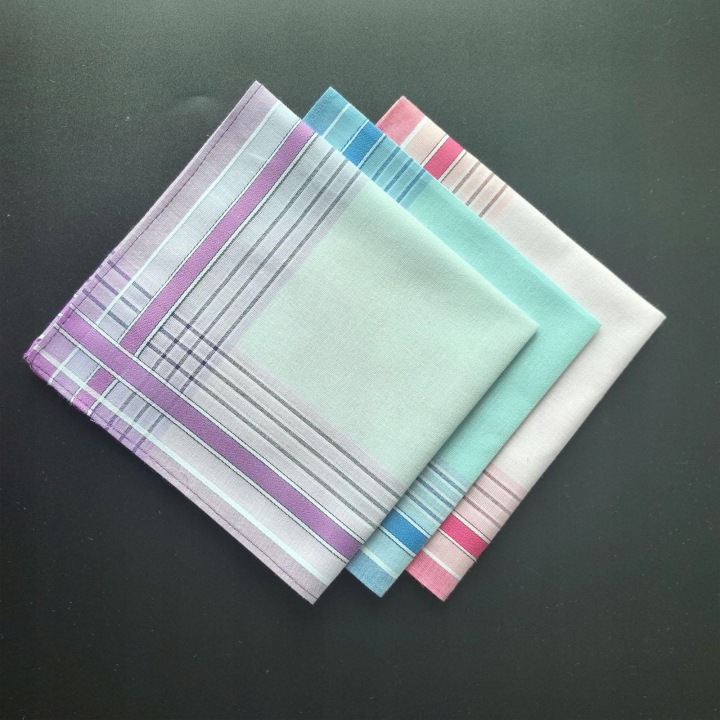 6 шт. Хустинки для чоловіків Soft Чоловічий Подарунки Смужка Checkered Преміум Картатий — фото 4