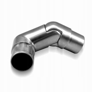 Koleno Kloubové 0°-70°, Levé, Ø42,4x2,0mm, Brusné Nerezové