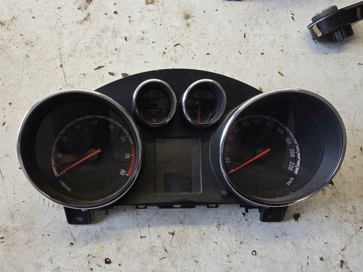 OPEL MERIVA B Instruments tachymètre compte tours Horloge montre tableau bord EUROPA 13420499 ADWA Essence