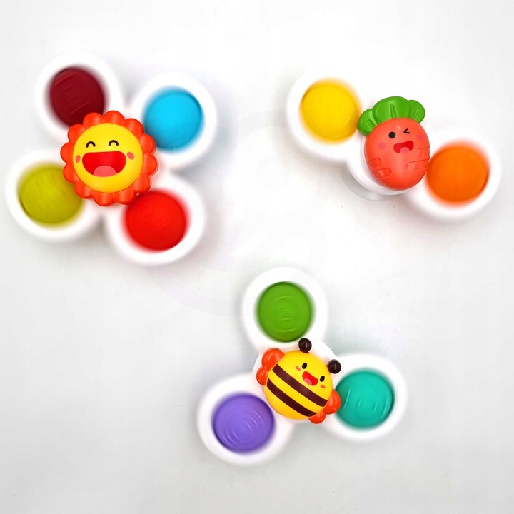 FIDGET SPINNER GRA ZABAWKA SENSORYCZNA EDUKACYJNA 3W1 WOOPIE BABY Rodzaj Fidget Spinner