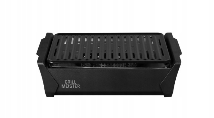 Stolní gril na dřevěné uhlí s aktivní ventilací Grillmeister