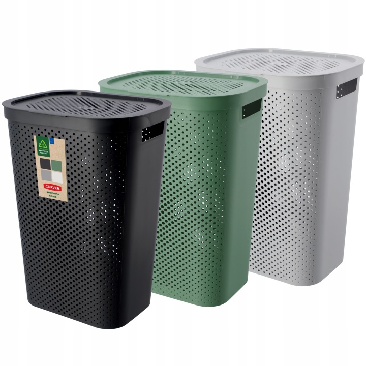 Curver Koše Na Prádlo S Víkem 3x60L