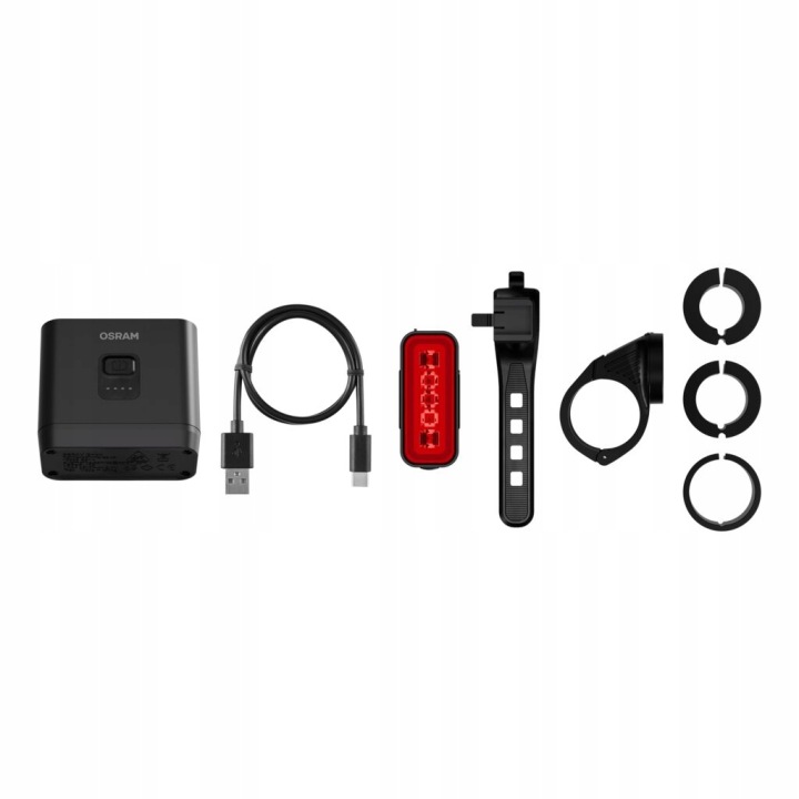OSRAM LEDSBIKE EXPLORER 500 набір ліхтарі велосипедні передній задній 500 лм USB-C — фото 4