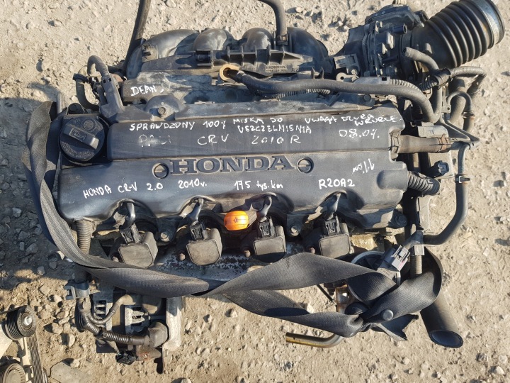 HONDA CR-V III 2.0 and-VTEC 2010 150KM R20A2 engine complete KPL 175 TYS KM