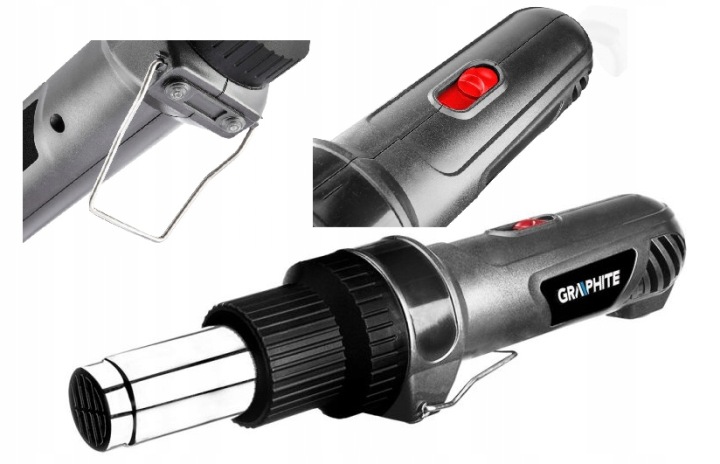 Graphite Horkovzdušná Pistole 2000 W, přímá rukojeť 59G523