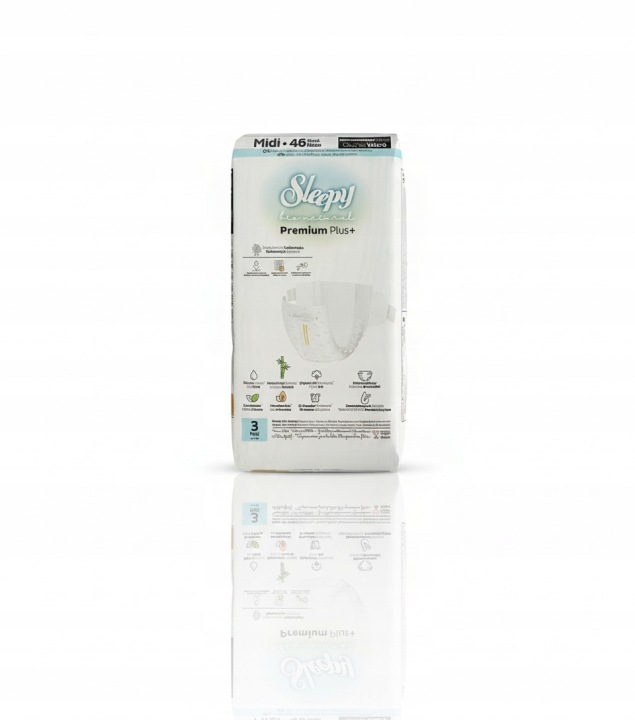 Sleepy Біо Преміум Плюс+ Підгузки для дітей 4 Maxi (7-14 кг) 42 шт.