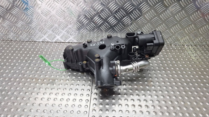 Collettore aspirazione usato regolatore 03P129711D POLO V 6R FABIA II IBIZA IV 6J 1.2 TDI