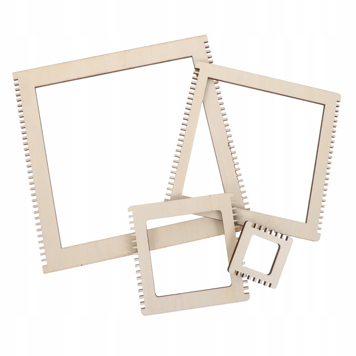 4 шт. Portable Wood Ткацтво Loom Набір для дітей Creative Craft — фото 3