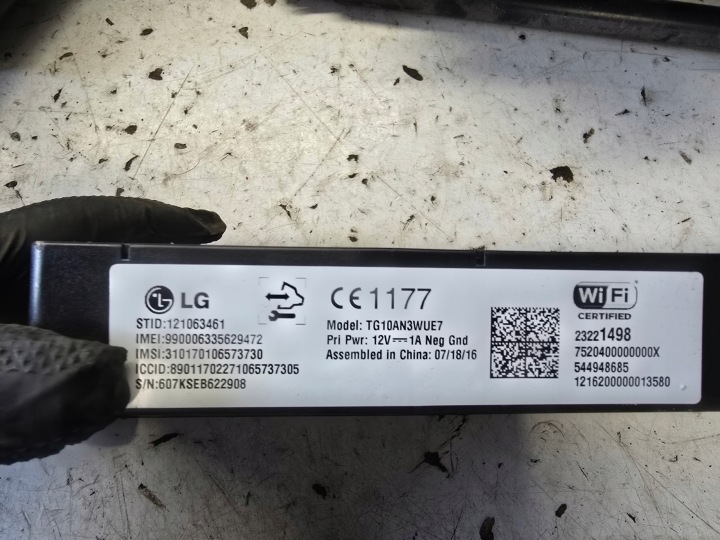 OPEL INSIGNIA A LIFT modul WIFI 23221498