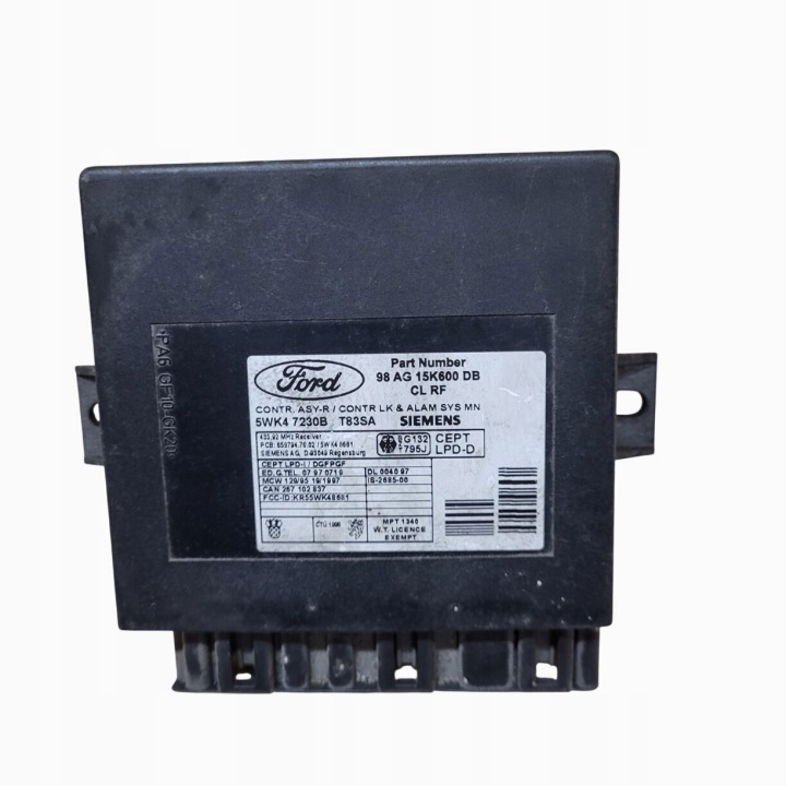 FORD Unité commande confort 98AG15K600DB