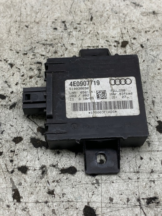 modul steuergerät neigungssensor 4E0907719 AUDI